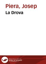 La Drova | Biblioteca Virtual Miguel de Cervantes