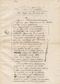 [Poesies i textos autògrafs de Frederic Soler i còpia del testament de Josep Soler i Esquirol, pare seu] | Biblioteca Virtual Miguel de Cervantes
