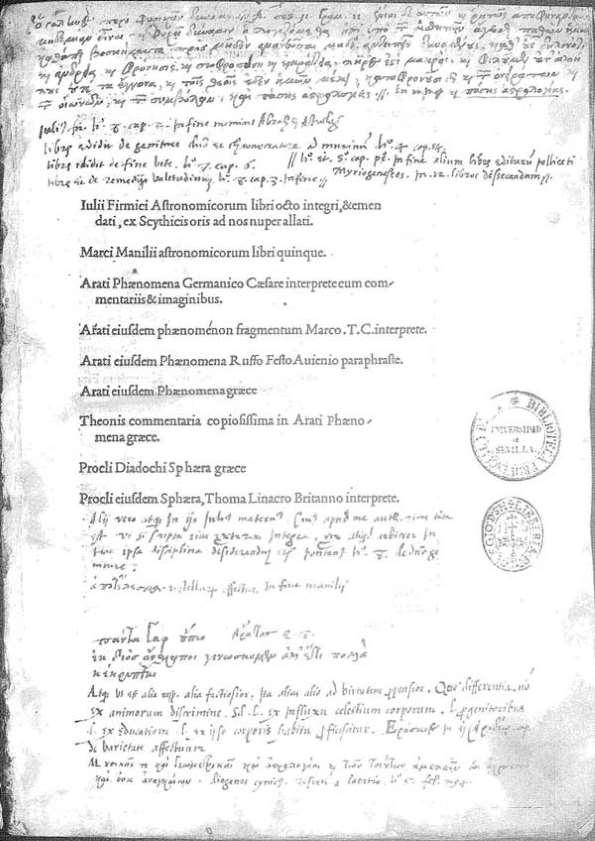 Scriptores astronomici veteres | Biblioteca Virtual Miguel de Cervantes