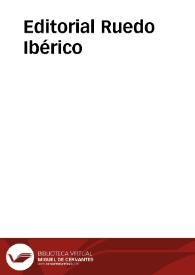 Editorial Ruedo Ibérico | Biblioteca Virtual Miguel de Cervantes