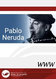 Portada:Pablo Neruda / director José Carlos Rovira