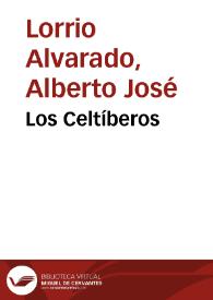 Portada:Los Celtíberos / Alberto J. Lorrio Alvarado