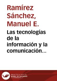 Portada:Las tecnologías de la información y la comunicación aplicadas a la docencia universitaria en Epigrafía y Numismática : presente y futuro / Manuel E. Ramírez Sánchez