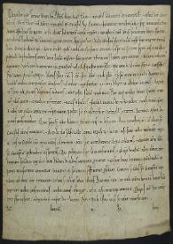 [Butlla del papa Alexandre III relativa als privilegis del monestir de Sant Llorenç del Munt] | Biblioteca Virtual Miguel de Cervantes