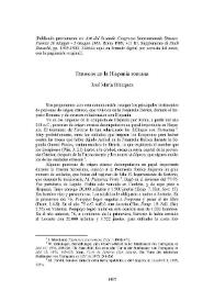 Portada:Etruscos en la Hispania romana / José María Blázquez Martínez