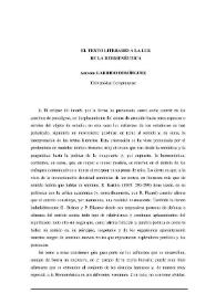 Portada:El texto literario a la luz de la hermenéutica / Antonio Garrido Domínguez