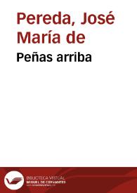 Portada:Peñas arriba / José María de Pereda