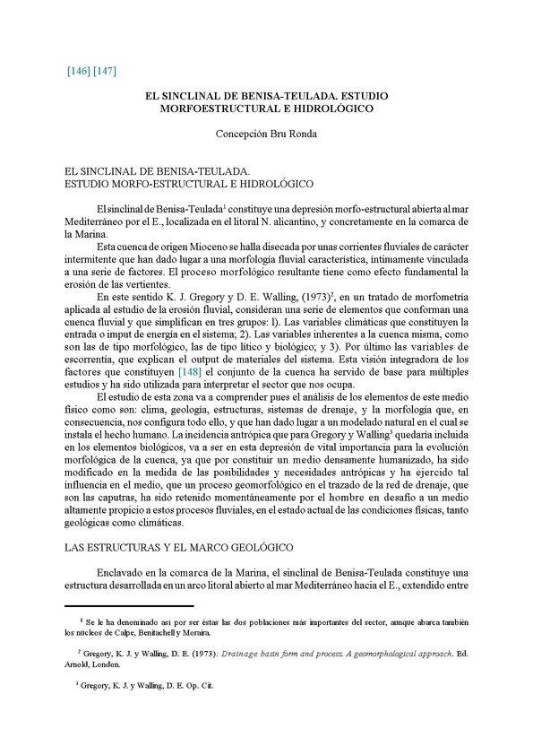 El sinclinal de Benisa-Teulada.Estudio morfoestructural e hidrológico | Biblioteca Virtual Miguel de Cervantes