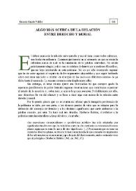 Algo más acerca de la relación entre Derecho y moral | Biblioteca Virtual Miguel de Cervantes