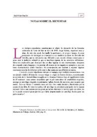 Notas sobre el bienestar | Biblioteca Virtual Miguel de Cervantes