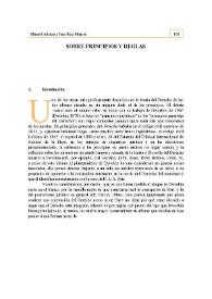 Portada:Sobre principios y reglas / Manuel Atienza y Juan Ruiz Manero