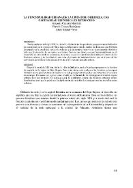 Portada:La funcionalidad urbana de la ciudad de Orihuela. Una capitalidad histórica en retroceso / Gregorio Canales Martínez, Fermín Crespo Rodríguez y Julián Salazar Vives