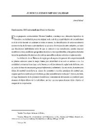 Justicia como imparcialidad / David Mena | Biblioteca Virtual Miguel de Cervantes