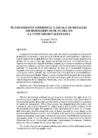 Portada:Planeamiento ambiental a escala de detalle : microrreservas de flora en la Comunidad Valenciana / Ascensión Padilla Blanco y Alfredo Ramón Morte