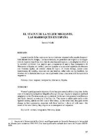 El status de la mujer migrante. Las marroquíes en España | Biblioteca Virtual Miguel de Cervantes