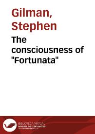The consciousness of "Fortunata" / Stephen Gilman | Biblioteca Virtual Miguel de Cervantes
