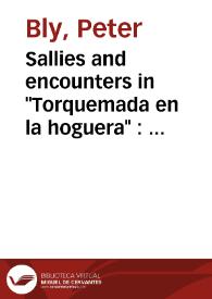 Portada:Sallies and encounters in \"Torquemada en la hoguera\" : patterns of significance / Peter A. Bly