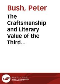 Portada:The Craftsmanship and Literary Value of the Third Series of \"Episodios Nacionales\" / Peter Bush