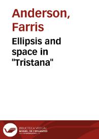 Portada:Ellipsis and space in \"Tristana\" / Farris Anderson