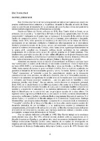 Portada:Eloy Terrón Abad / Rafael Jerez Mir