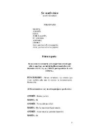 Portada:Se vende ático / Adolfo Marsillach