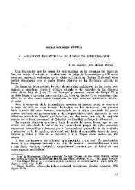 El "Diálogo espiritual" de Jorge de Montemayor / María Dolores Esteva | Biblioteca Virtual Miguel de Cervantes
