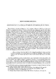 Portada:Henri Michaux y el Zen: la dimensión ontológica de su poesía