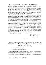 Portada:Palavras proferidas pelo Bispo de Coimbra quando foi recebido na Real Academia de Historia de Madrid no dia 5 de junho de 1896