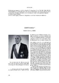 Más información sobre Adolf Schulten / Antonio García y Bellido