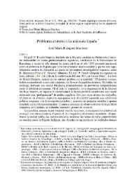 Portada:Problemas en torno a las raíces de España / José María Blázquez Martínez