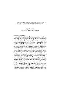 Más información sobre La atribución del tercer acto de "La venganza de Tamar" a Calderón. Cuestiones de estilo / Felipe B. Pedraza