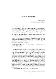 Portada:Josefo y Alejandría / Felipe Sen