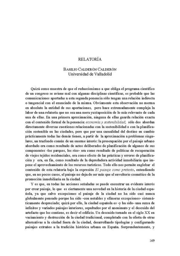 Relatoría | Biblioteca Virtual Miguel de Cervantes