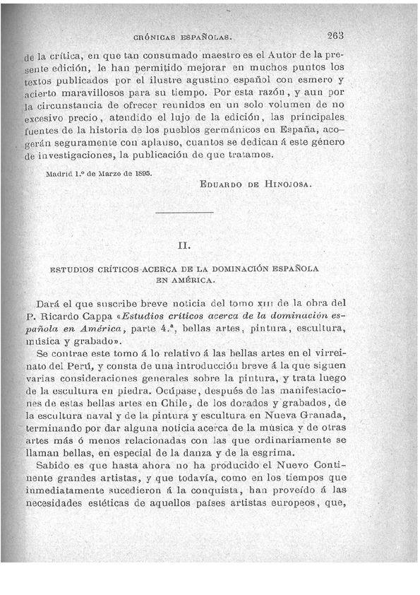 Estudios críticos acerca de la dominación española en América / Antonio María Fabié | Biblioteca Virtual Miguel de Cervantes