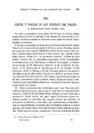 Portada:Cortes y concilio de San Cucufate del Vallés, a mediados del siglo XII / Bienvenido Oliver y Esteller