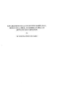 Portada:Los abanicos de la colección Marés en el Museo de la Real Academia de Bellas Artes de San Fernando / M.ª Begoña Pérez Delgado
