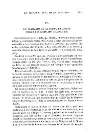 Portada:Los Templarios de la Corona de Aragón. Índice de su cartulario del siglo XIII / Manuel Magallón