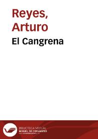 Portada:El Cangrena / Arturo Reyes