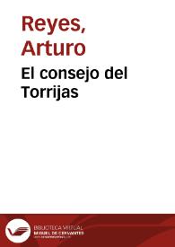 Portada:El consejo del Torrijas / Arturo Reyes