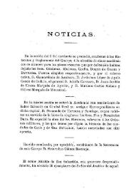 Portada:Noticias. Boletín de la Real Academia de la Historia, tomo 33 (diciembre 1898). Cuaderno VI / F.F., A.R.V.