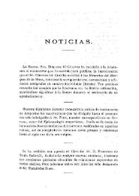 Portada:Noticias. Boletín de la Real Academia de la Historia, tomo 34 (febrero 1899). Cuaderno II / F.F., A.R.V.