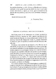 Portada:Mercurino de Gattinara. Gran Canciller de España / Manuel Danvila