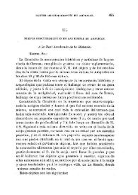 Portada:Nuevos descubrimientos en las ruinas de Ampurias / Joaquín Botet y Sisó
