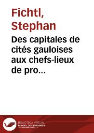 Portada:Des capitales de cités gauloises aux chefs-lieux de province: le cas de Reims-Durocortorum / Stephan Fichtl