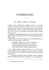 La nueva lápida de Oviedo / Aemilius Hübner | Biblioteca Virtual Miguel de Cervantes
