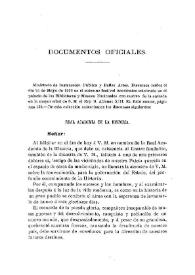 Portada:Documentos oficiales [Discursos leídos el 24 de mayo de 1902 en el Festival Académico con motivo de la mayoría de edad de Alfonso XIII]