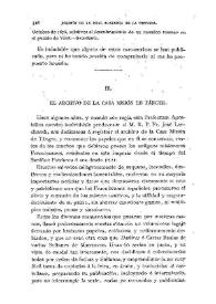 El archivo de la Casa Misión de Tánger / Francisco María Cervera | Biblioteca Virtual Miguel de Cervantes