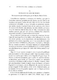 Un pleito de Lope de Rueda : (Nuevas noticias para su biografía, por D. Narciso Alonso Cortés) / El Marqués de Laurencín | Biblioteca Virtual Miguel de Cervantes