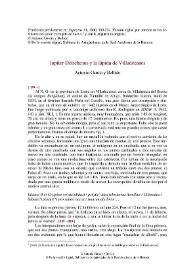 Portada:Iupiter Dolichenus y la lápida de Villadecanes / Antonio García y Bellido
