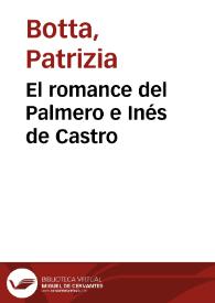 Portada:El romance del Palmero e Inés de Castro / Patrizia Botta